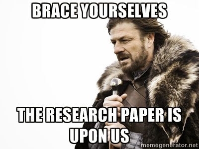 Image result for research paper meme